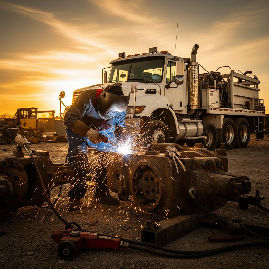 Heavy equipment repair